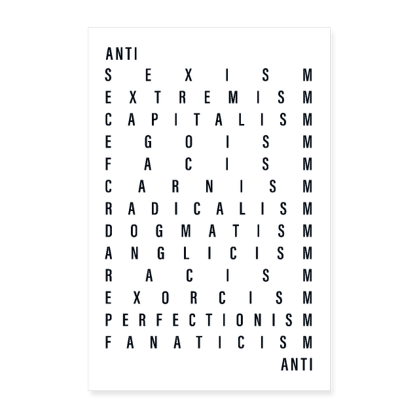 Poster 16" x 24" (40x60 cm) - white